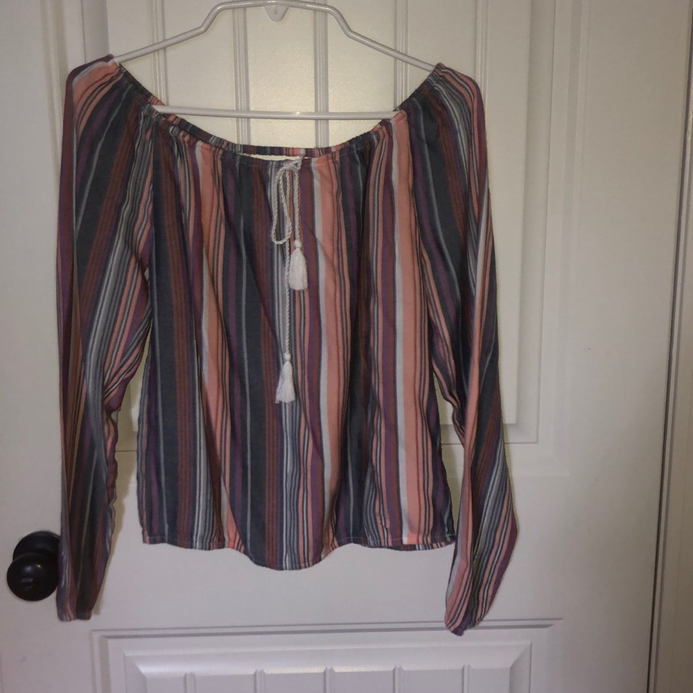 Off the shoulder shirt